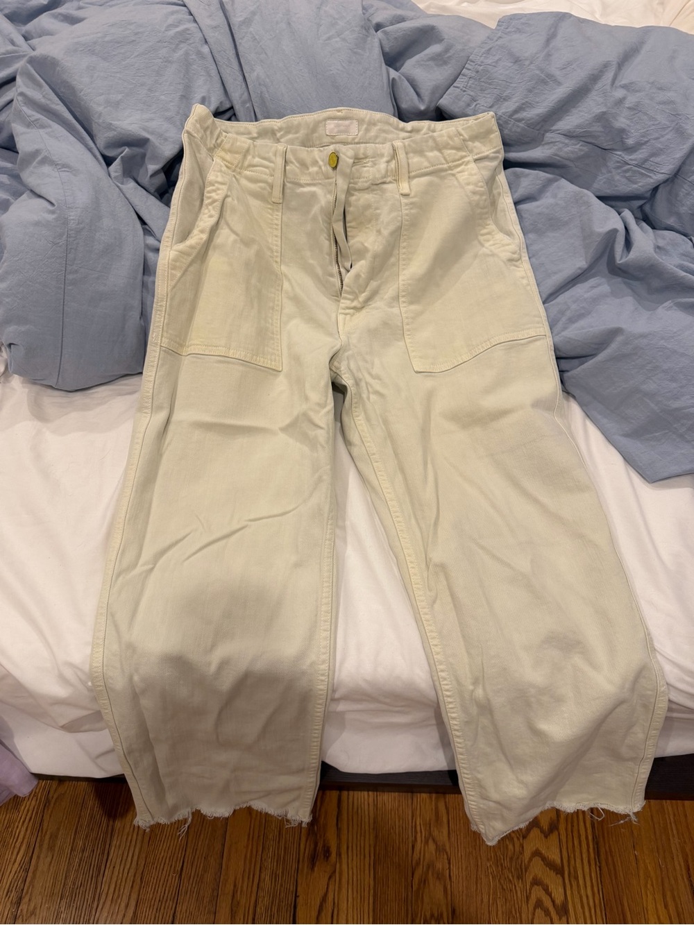 MOTHER Off-White Cargo Pants